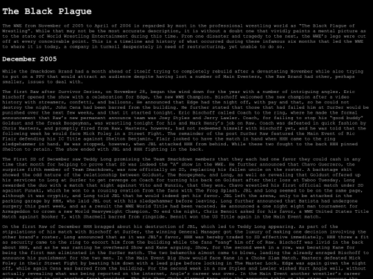 wweblackplague/dec2005 screenshot