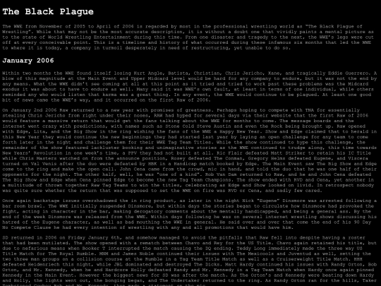 wweblackplague/jan2006 screenshot