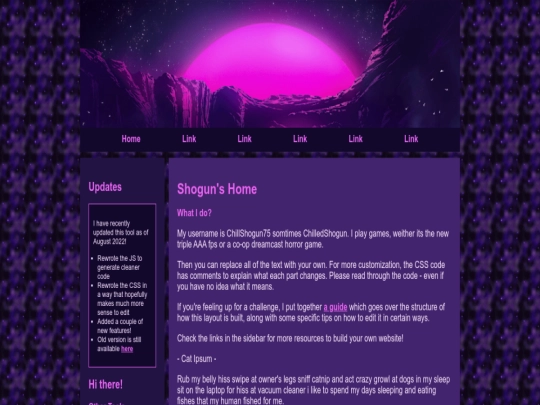 index screenshot