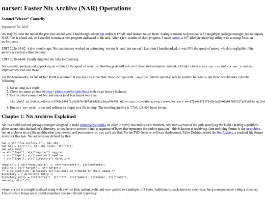 narser screenshot
