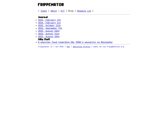 blog screenshot