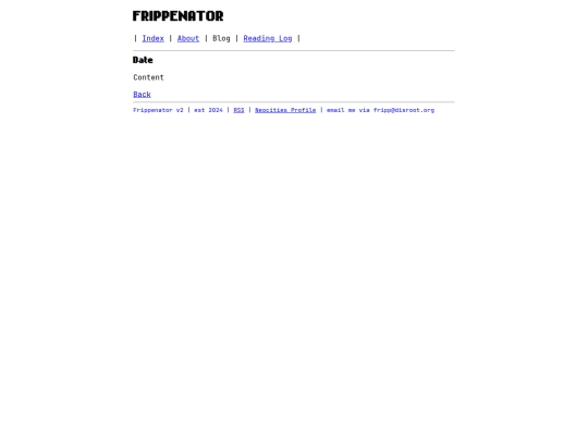 blog/.template screenshot