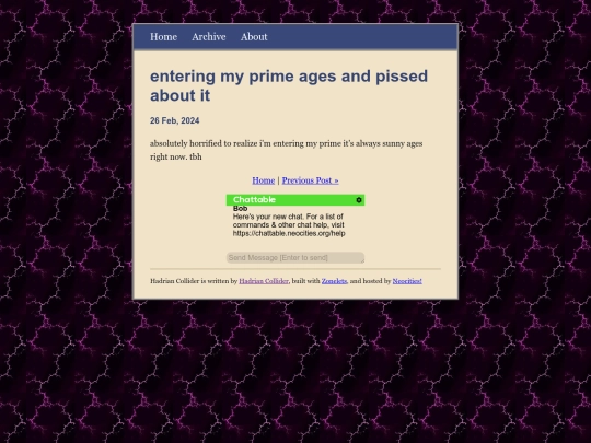 posts/2024-02-26-entering-my-prime-ages-and-pissed-about-it screenshot