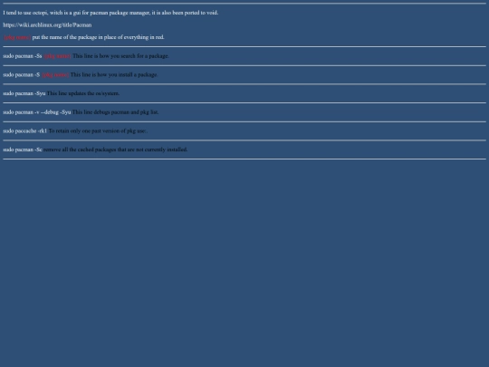 arch_pacman screenshot