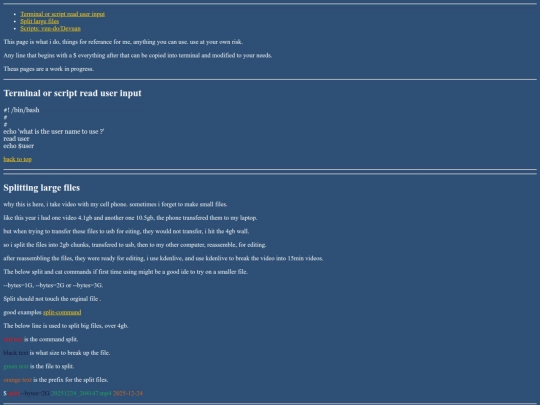 bash screenshot