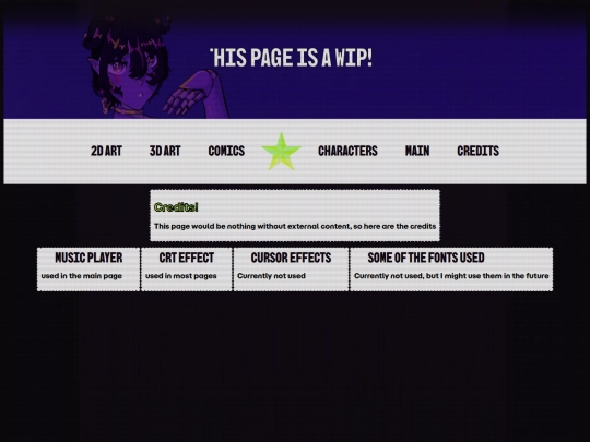 Credits screenshot