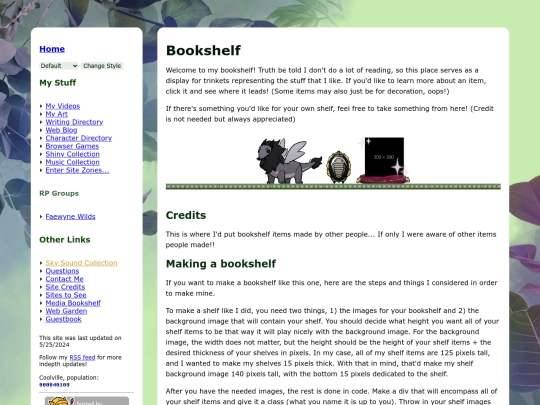 bookshelf screenshot