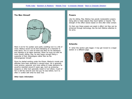 characters/markus/character-profile screenshot