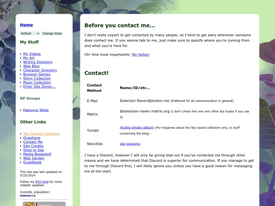 contact screenshot