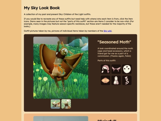 sky-lookbook screenshot