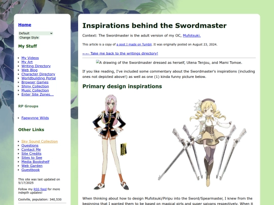 writings/characters/swordmaster-inspirations screenshot