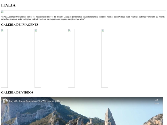 pagina/italia screenshot