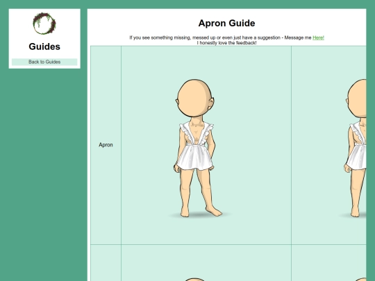 Aprons screenshot