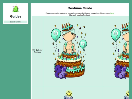 Costumes screenshot