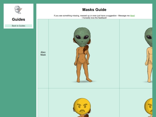 Masks screenshot