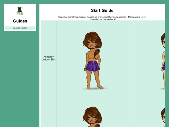 Skirt screenshot