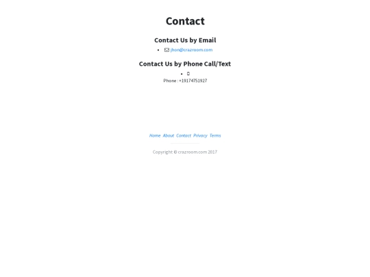 Contact screenshot