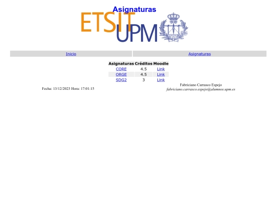 Practica1/asignaturas screenshot