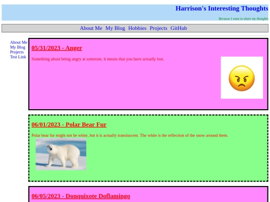 blog screenshot