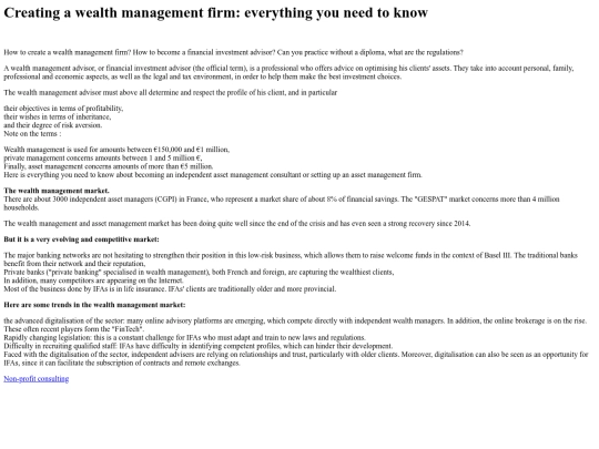 consulting screenshot