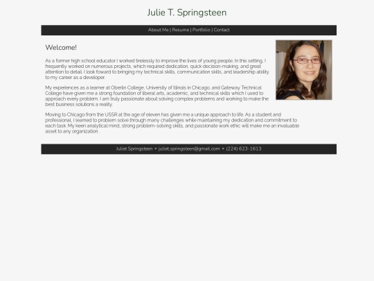 aboutme screenshot