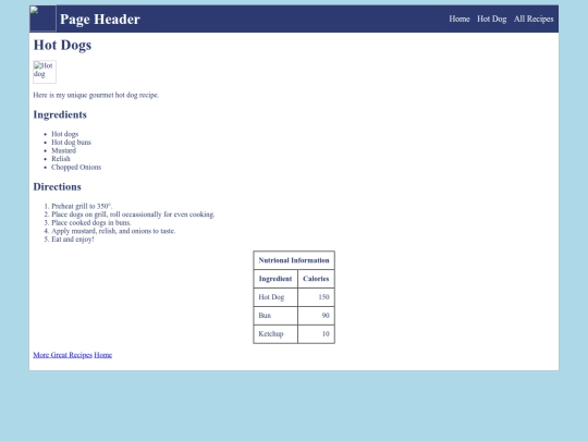 recipe screenshot