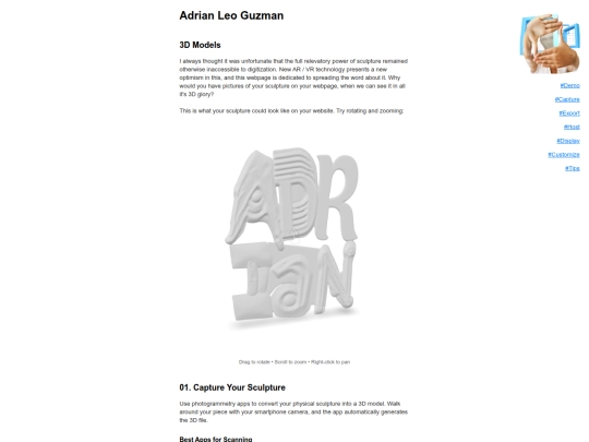 text/3d screenshot