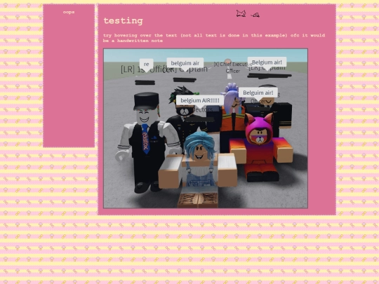 testing screenshot