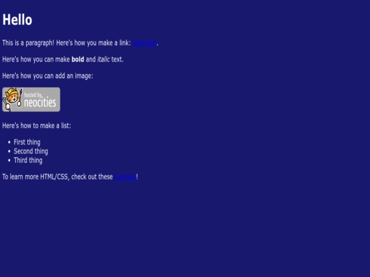 index screenshot