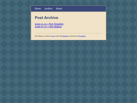archive screenshot
