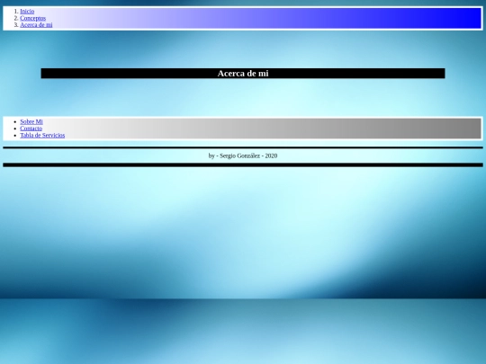 parcial/acercade screenshot
