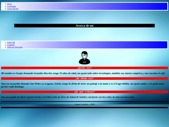 parcial/sobremi screenshot