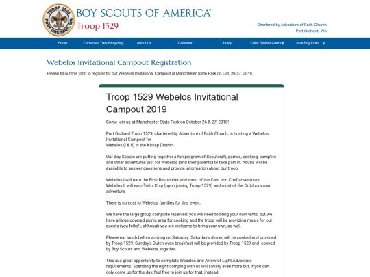 webelos screenshot