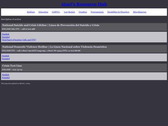 hotlines screenshot