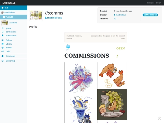 comms screenshot