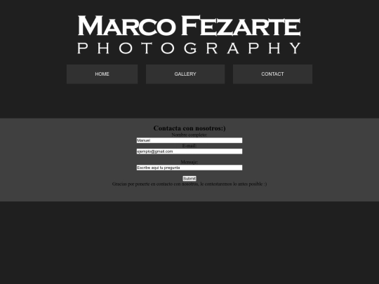Contacto screenshot