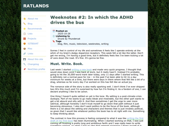blog/2025/10/26/weeknotes-2 screenshot