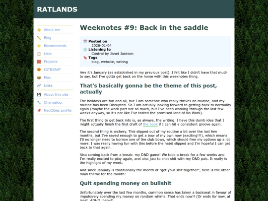 blog/2026/01/04/weeknotes-9 screenshot
