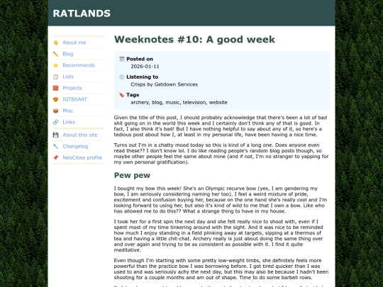blog/2026/01/11/weeknotes-10 screenshot