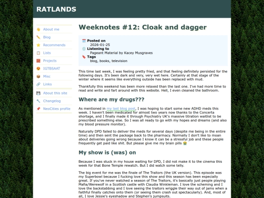 blog/2026/01/25/weeknotes-12 screenshot