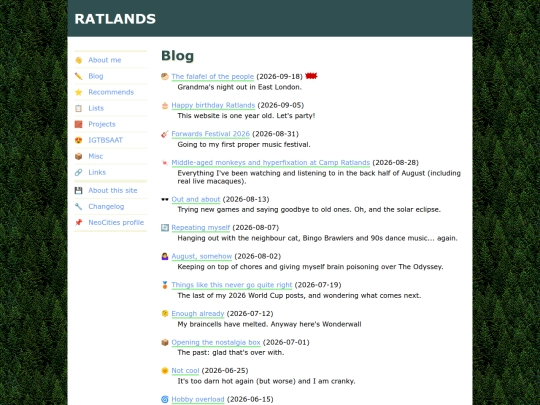 blog screenshot