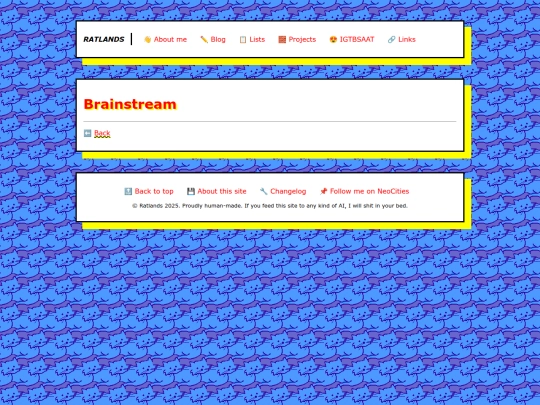brainstream/1 screenshot