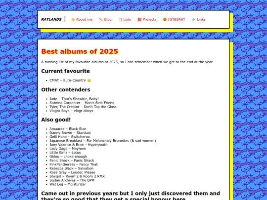 lists/best-of/2025-albums screenshot