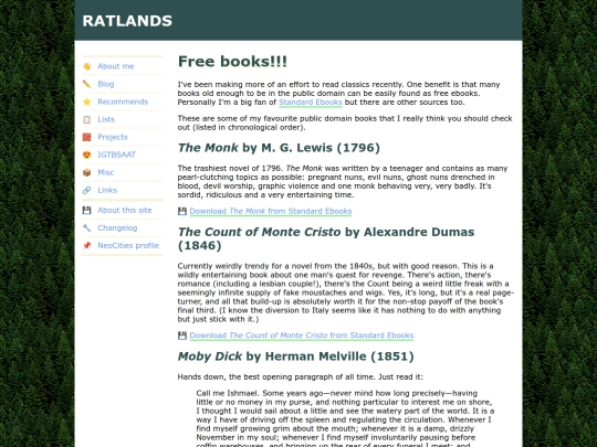 lists/free-books screenshot