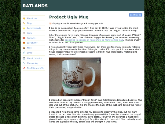projects/ugly-mug screenshot