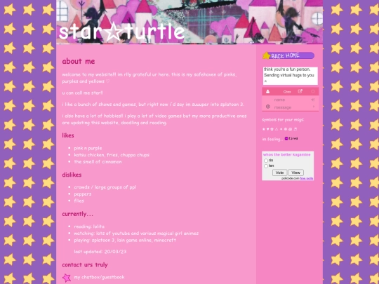 aboutme screenshot