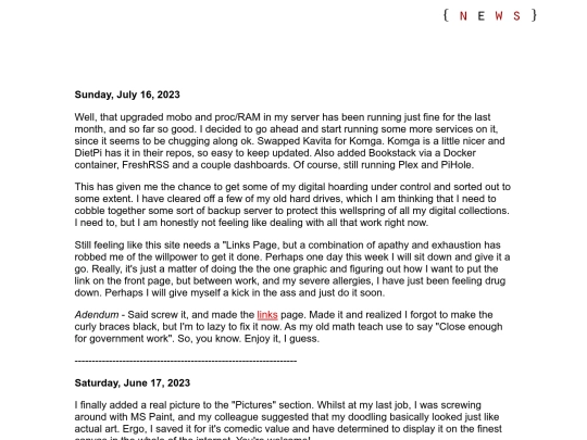 news screenshot