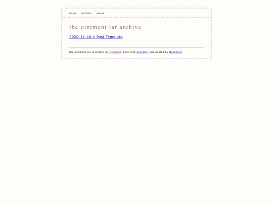 archive screenshot