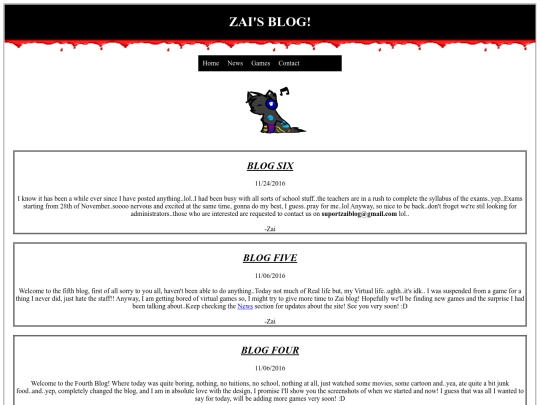 blog screenshot