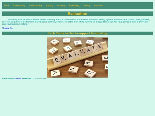 islt_7360/unit7/evaluating screenshot